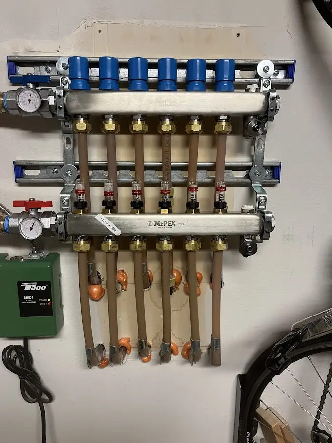 Plumber performing Leak Detection at a residential property in Germantown